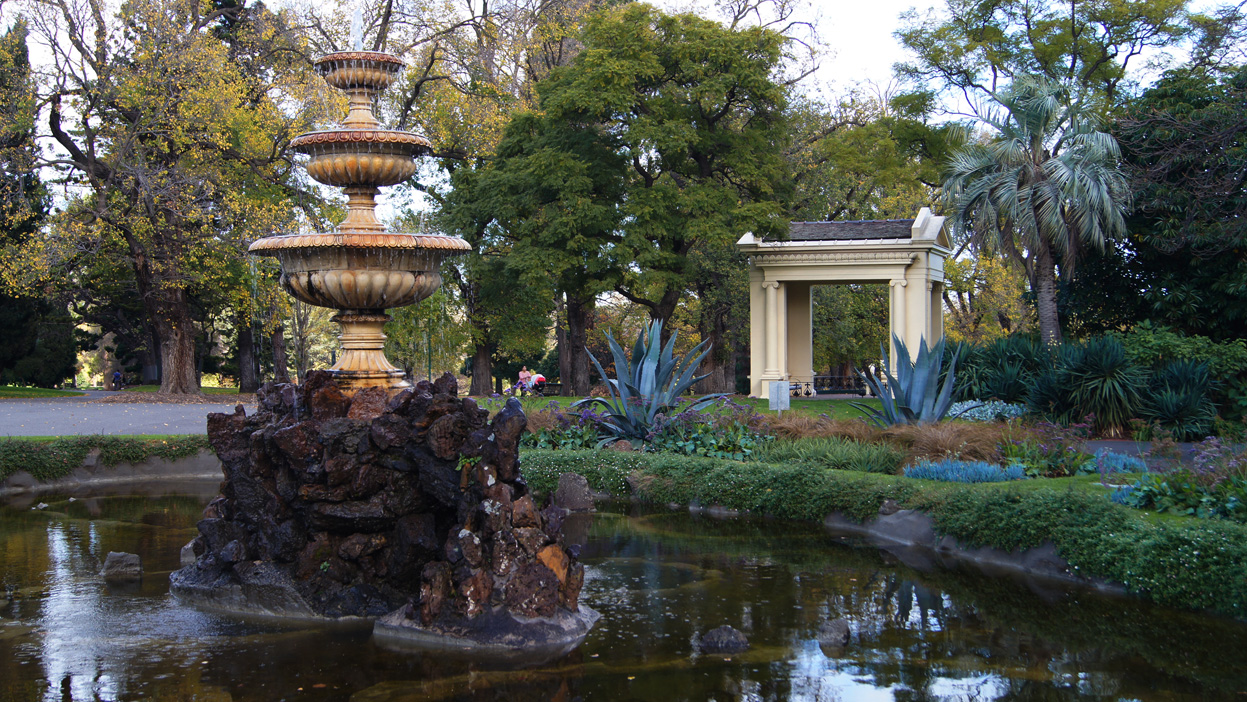 Fountain in the gardens